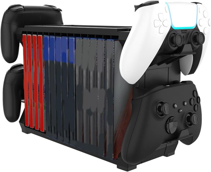 Multi Platform Game Controller Stand Dock Tower Storage Organizer Holder - Image 2